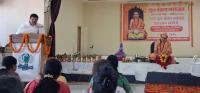Swagat by Shri Anil Saraswat, Chairman, Vivekanand Group of Colleges, Mathura Pass, Aligarh (19 March 2025)